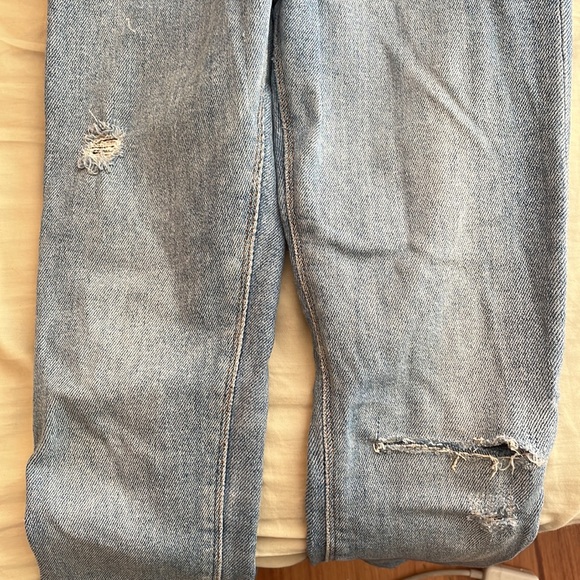 zara distressed stretchy skinny jeans - Picture 2 of 5